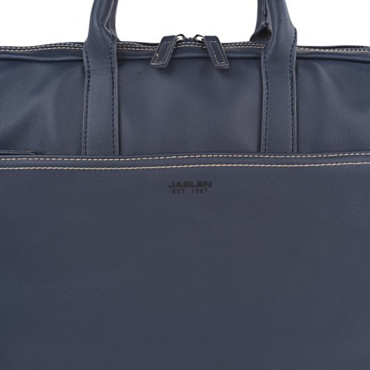 Jaslen Gloucester Porte-documents pour ordinateur portable jusqu'à 15" Bleu marine