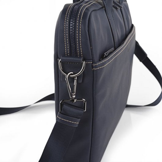 Jaslen Gloucester Porte-documents pour ordinateur portable jusqu'à 15" Bleu marine
