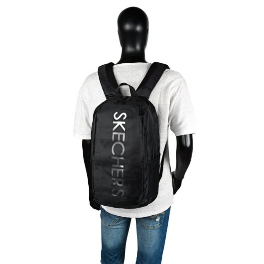 Mochila para laptop Skechers Stoner até 15,6" preta