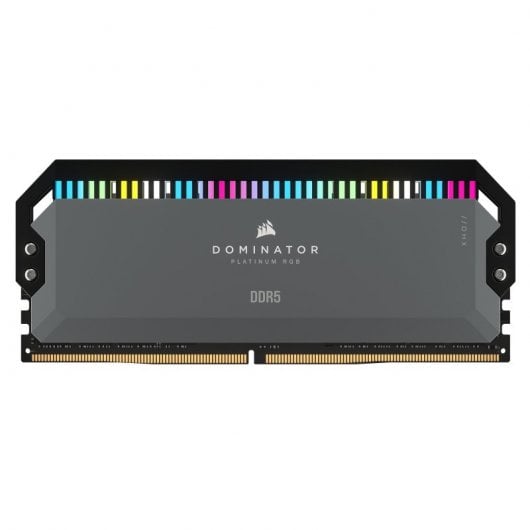 Corsair Dominator Platinum RGB DDR5 6000MHz 64GB 2x32GB CL30 Memoria Dual AMD EXPO e Intel XMP Gris