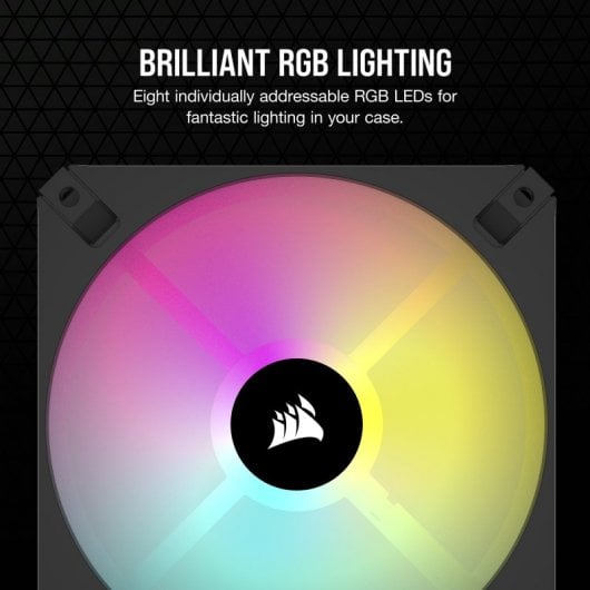 Corsair iCUE AR120 Digital RGB Triple Pack Ventiladores 120mm Negros