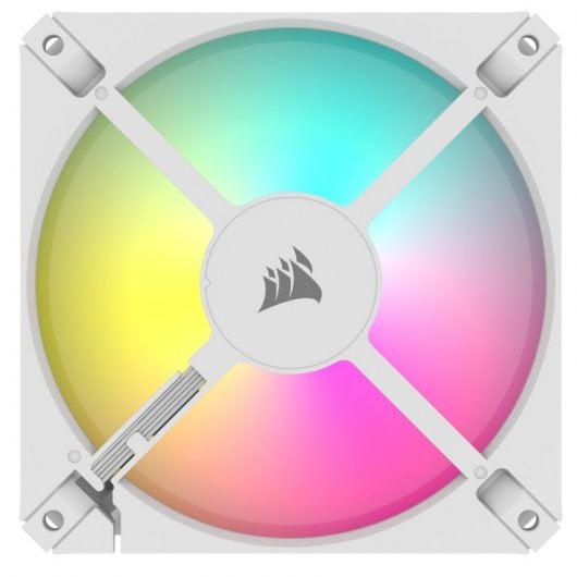 Confezione tripla di ventole Corsair iCUE AR120 RGB digitali da 120 mm bianche