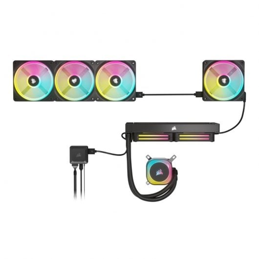 Corsair ICUE Link QX140 RGB Kit de Expansión de Ventilador PWM 140mm