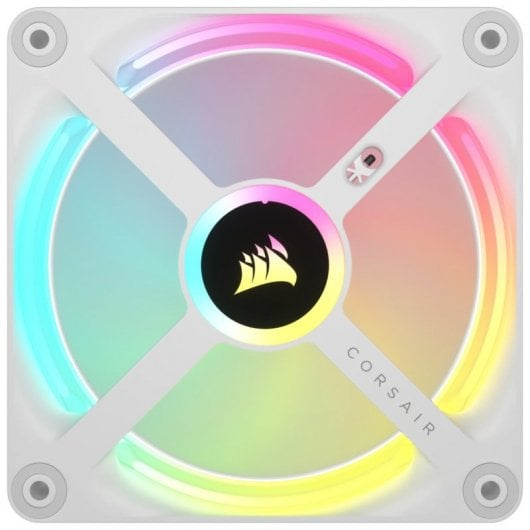 Kit di espansione ventola PWM Corsair ICUE Link QX120 RGB 120 mm bianco