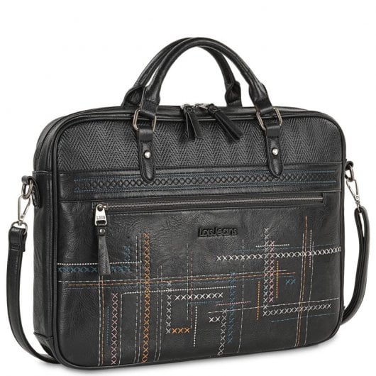 Cartella portadocumenti Lois Galatea per laptop fino a 15,6" Nera