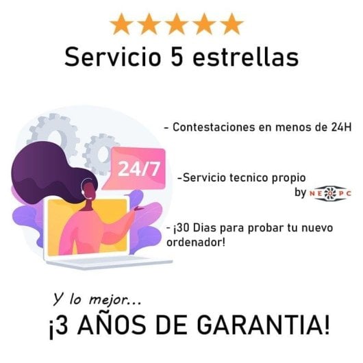 Neo-PC Avanzado Intel Core i5-11400/32GB/480GB SSD