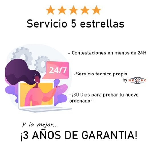 Neo-PC Gamer AMD Ryzen 5 4600G/8 GB/480GB SSD