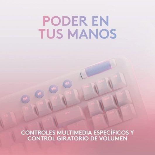 Logitech G G713 Teclado Mecánico Gaming RGB Blanco GX Red QWERTY US International