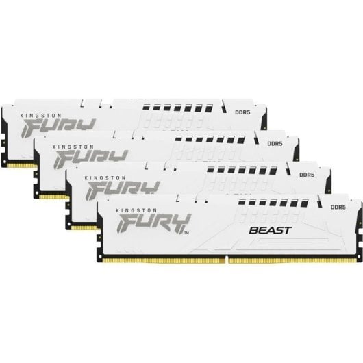 Kingston FURY Beast White DDR5 5200MHz 64GB 4x16GB CL40