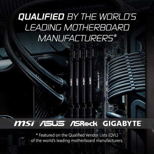 Kingston FURY Beast DDR5 6000MHz 64GB 4x16GB CL40