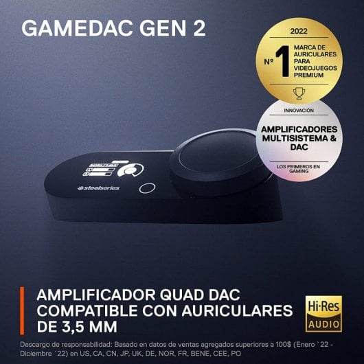 Amplificatore audio ad alta risoluzione SteelSeries GameDAC Gen 2