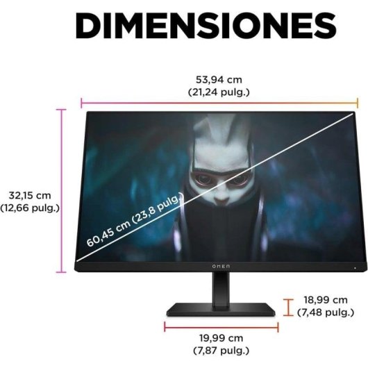 Monitor PC HP OMEN 24 23.8" FullHD 165Hz IPS FreeSync Premium 1ms