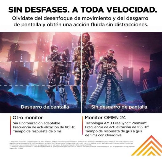 Monitor PC HP OMEN 24 23.8" FullHD 165Hz IPS FreeSync Premium 1ms