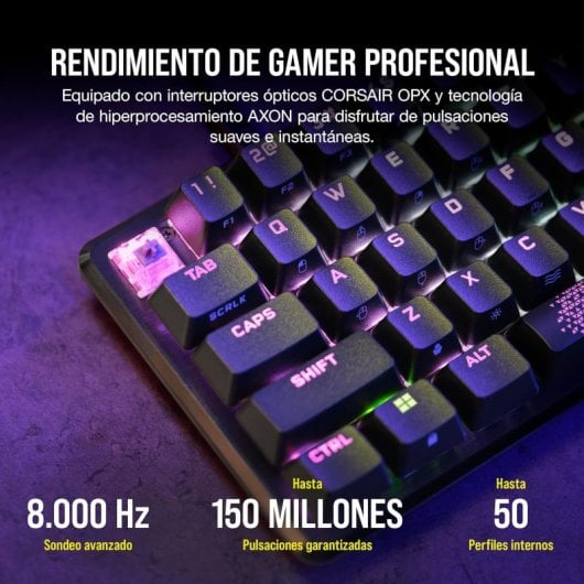Corsair K65 PRO MINI Teclado Óptico Mecánico Gaming 65 % RGB OPX