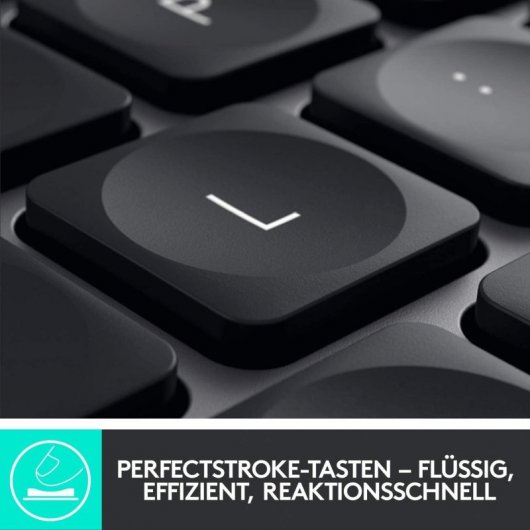 Logitech MX Keys Teclado Inalámbrico Retroiluminado para Mac/iPad Gris QWERTZ Alemán