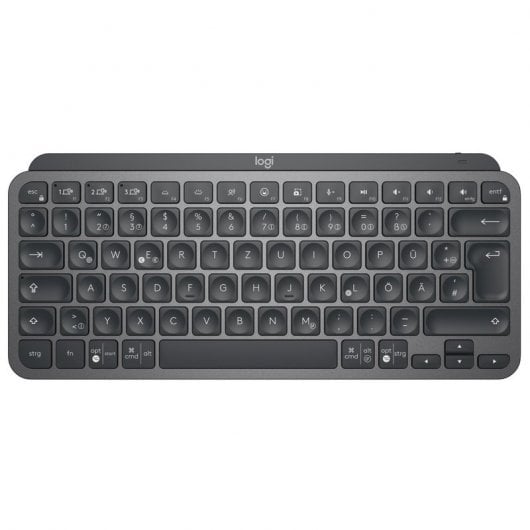 Logitech MX Keys Mini Kabellose Bluetooth-Tastatur Graphit QWERTZ Deutsch