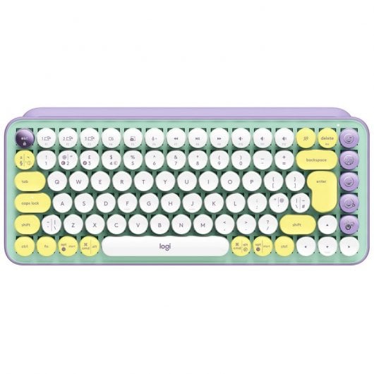 Logitech Pop Keys Daydream Tastiera meccanica wireless Tasti Emoji personalizzabili QWERTY inglese