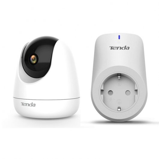 Tenda CP6 2K IP WiFi Câmera Vigilância Interna 360º Dome Security + SP3 Wi-Fi Smart Plug