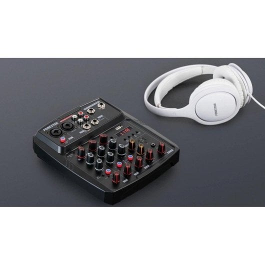 Mixer Stereo Fonestar MIX-4LIVE 4 Canali Bluetooth USB 5 V CC 2,1 A
