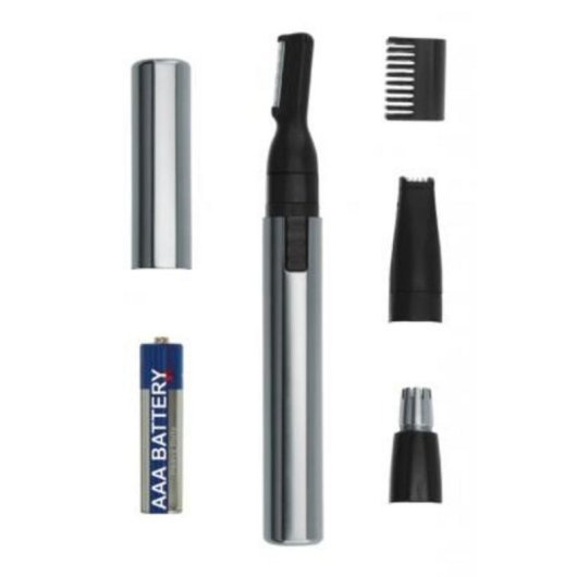 Tondeuse Nez et Oreilles Wahl Micro GroomsMan 5640-616 Sans Fil Acier Inoxydable 4 Accessoires