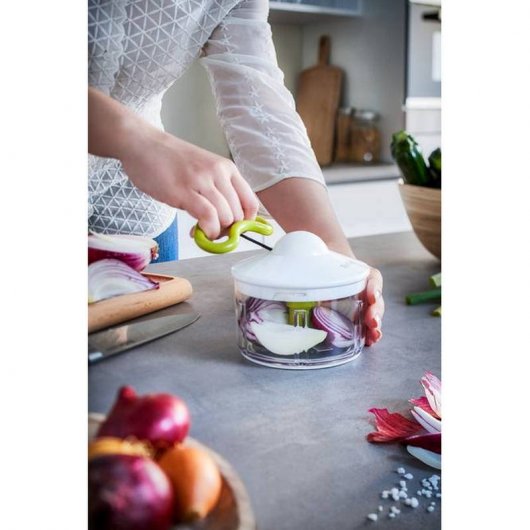 Tefal K1330404 Picadora Manual de Alimentos 500ml Branca/Verde