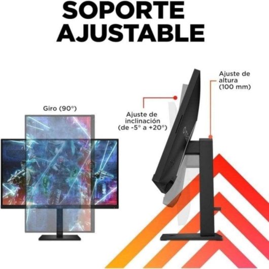 Écran PC HP OMEN 27s 27'' Full HD 240Hz IPS G-SYNC FreeSync HDR400 1ms Hub USB Haut-parleurs