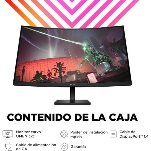 Monitor HP OMEN 32c 31.5" QHD 165Hz VA Curved 1ms FreeSync Premium HDR