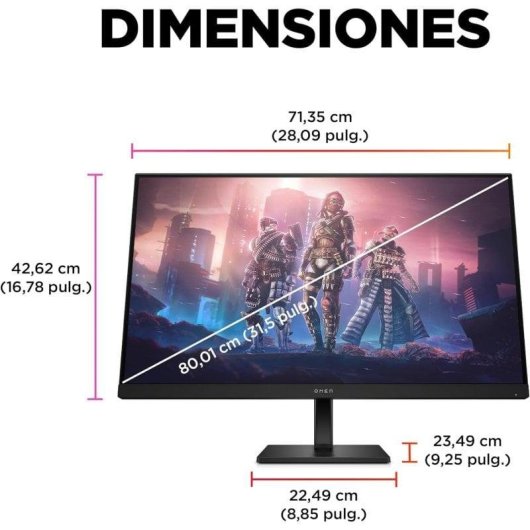 Monitor PC HP OMEN 32q 31.5" QHD 165Hz IPS FreeSync Premium 1ms