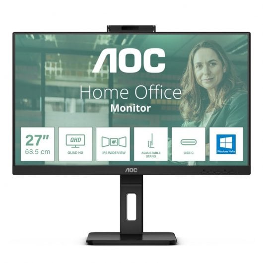 Webcam AOC Q27P3CW USB-C da 27" LED IPS QHD 75Hz