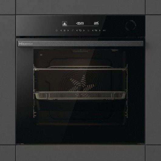 Horno eléctrico Hisense BSA66346ADBGWIFI 77 L Negro WiFi Air Fry autolimpieza