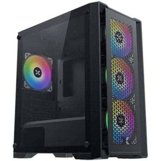 Xigmatek Lux M RGB Micro Tower Vetro temperato USB 3.0 Nero