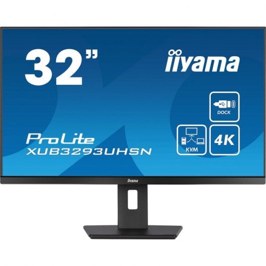 iiyama ProLite XUB3293UHSN-B5 Computerbildschirm 80 cm (31.5") 3840 x 2160 Pixel 4K Ultra HD LCD Schwarz