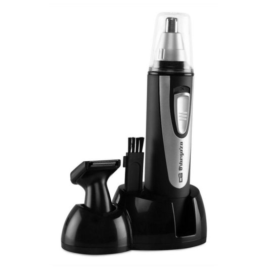 Máquina de Cortar Cabelo Nariz e Orelha Orbegozo NO 3500 Sem Fios Resistente à Água 2 Cabeças