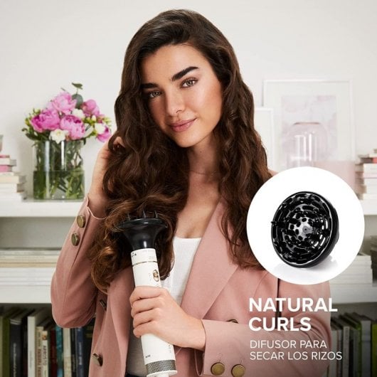 Bellissima Air Wonder Cepillo de Aire Caliente 8 en 1 con Tecnología de Iones 1000W