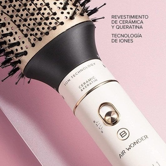 Styler ad aria Bellissima Air Wonder 1000W Ionica Ceramica Cheratina 2 Temperature 8 Accessori Satin White Glam Gold