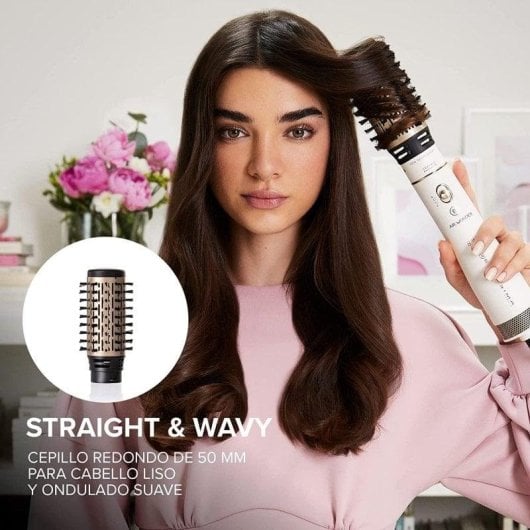 Styler ad aria Bellissima Air Wonder 1000W Ionica Ceramica Cheratina 2 Temperature 8 Accessori Satin White Glam Gold