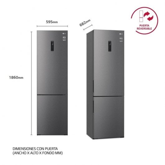 LG GBP61DSXGC Frigorífico Combi D Inox Grafito