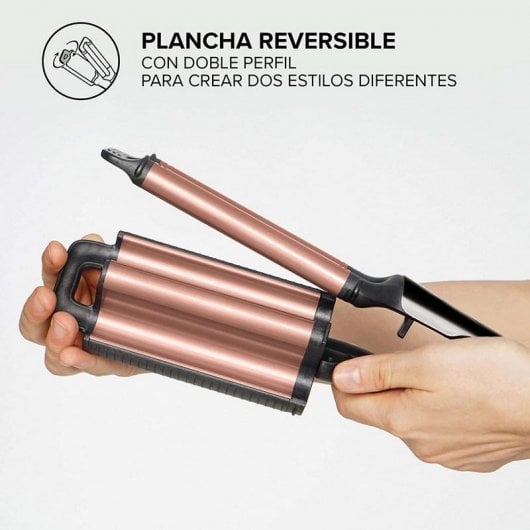 Bellissima Beach Waves GT20 400 Plancha para Ondas 2 en 1 con Revestimiento de Cerámica