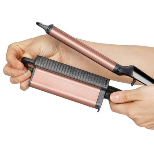 Piastra per Capelli Onde Ceramica Bellissima GT20 400 200ºC 3 Impostazioni Nero