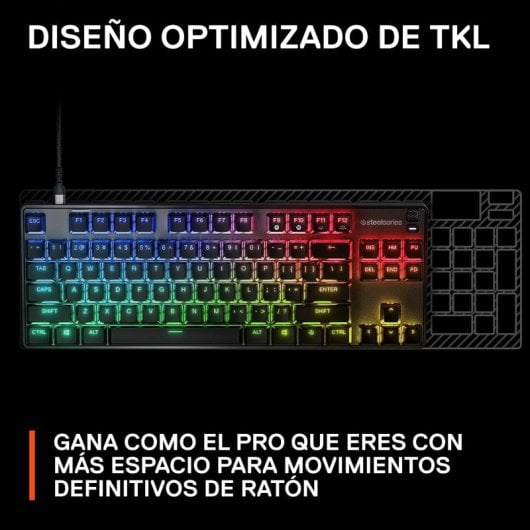 SteelSeries Apex 9 TKL clavier de jeu mécanique commutateur RVB disposition OptiPoint français