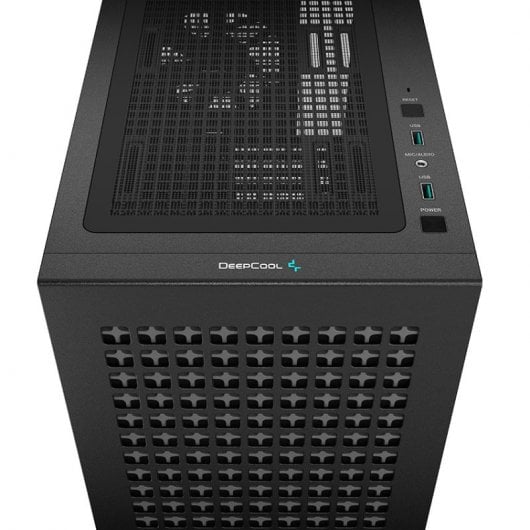 DeepCool CH370 Mini Tower MATX Vidro Temperado USB 3.2 Preta