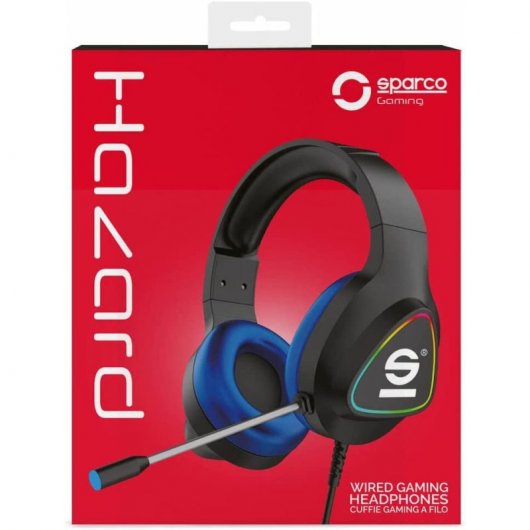 Casque de jeu filaire Sparco Hazard noir