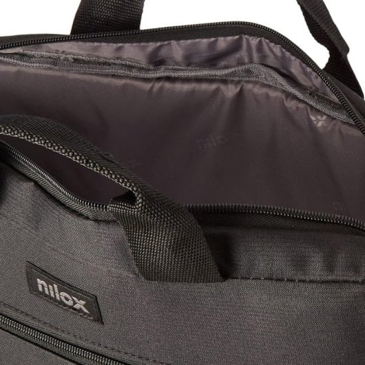 Nilox Basic Porte-documents avec poche extérieure pour ordinateur portable jusqu'à 15,6" Noir