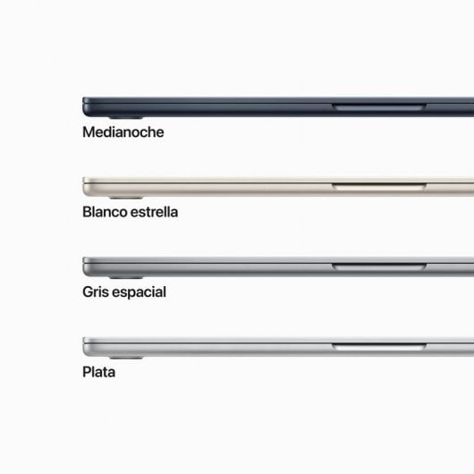 Apple Macbook Air 2023 Apple M2/8GB/256GB SSD/GPU Deca Core/15.3" Blanco Estrella