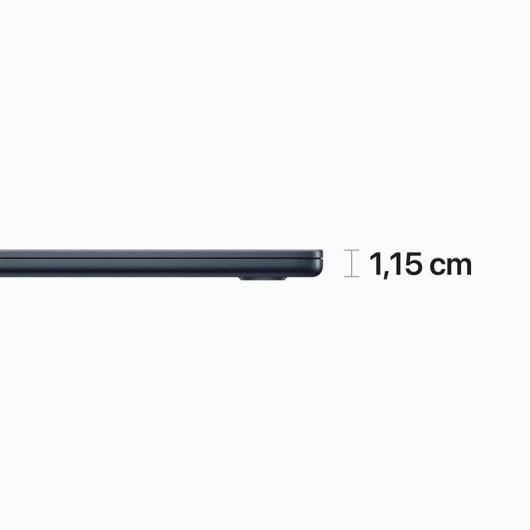 Apple Macbook Air 2023 Apple M2/8GB/512GB SSD/GPU Deca Core/15.3" Medianoche