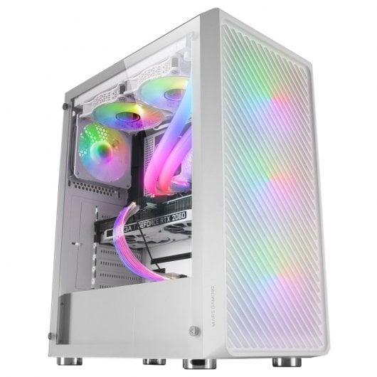 Mars Gaming MC-F ARGB Semi Tower Vidro Temperado USB 3.2 Branca