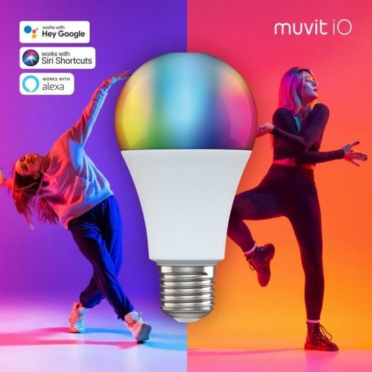 Lâmpada Inteligente Muvit iO A65 E27 14W 1400 Lumens RGB+CCT