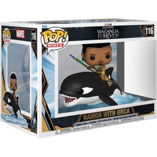 Funko Pop Rides Súper Deluxe Black Panther: Wakanda Forever Namor con Orca