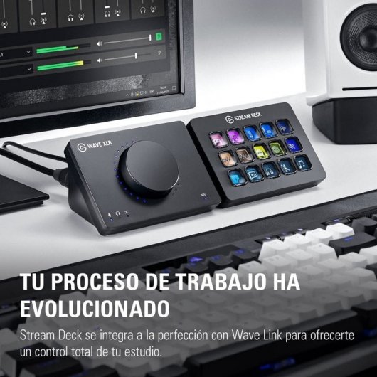 Elgato Wave DX Micrófono Dinámico + Wave XLR Interfaz para Micrófono XLR/USB-C + Cable XLR Cable de Micrófono