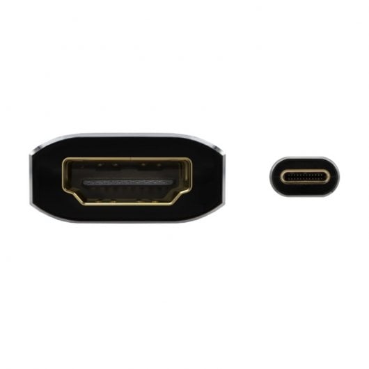 Aisens A109-0683 Conversor USB-C a HDMI 4K 60Hz 15cm Gris